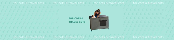 Travel cot and cot shades