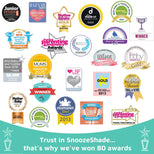 SnoozeShade Plus Extra - Universal Pushchair & Buggy Sunshade Blocks 99% of UV - Mosquito Net - Aids Baby Naps