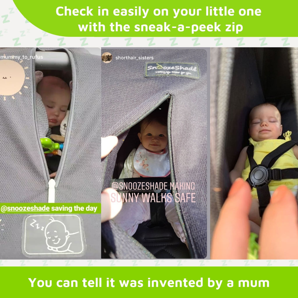 SnoozeShade Infant Sun and Sleep Bundle (0-6m) | Blocks up to 99% of UV