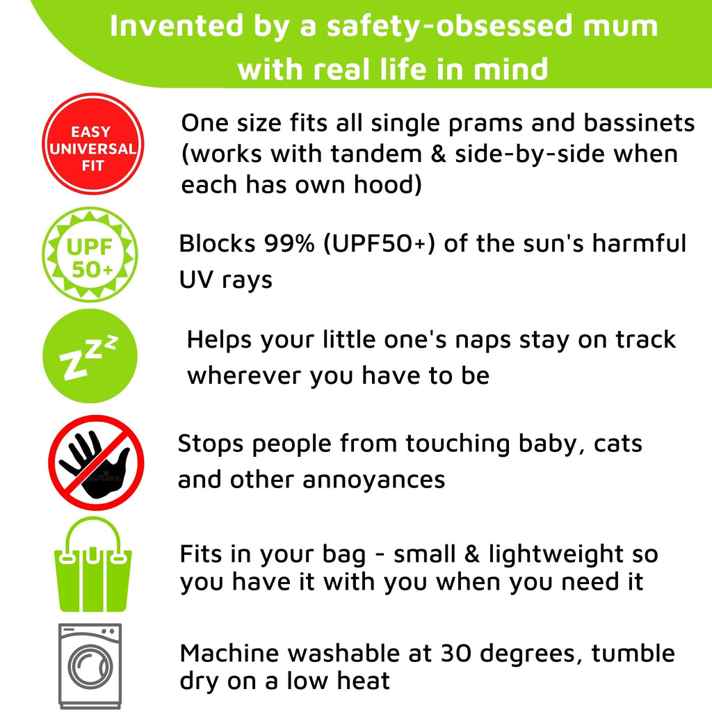SnoozeShade Infant Sun and Sleep Bundle (0-6m) | Blocks up to 99% of UV