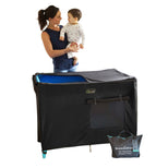 SnoozeShade for Travel Cots | Travel cot blackout canopy | Air-permeable mesh blocks 94% of light