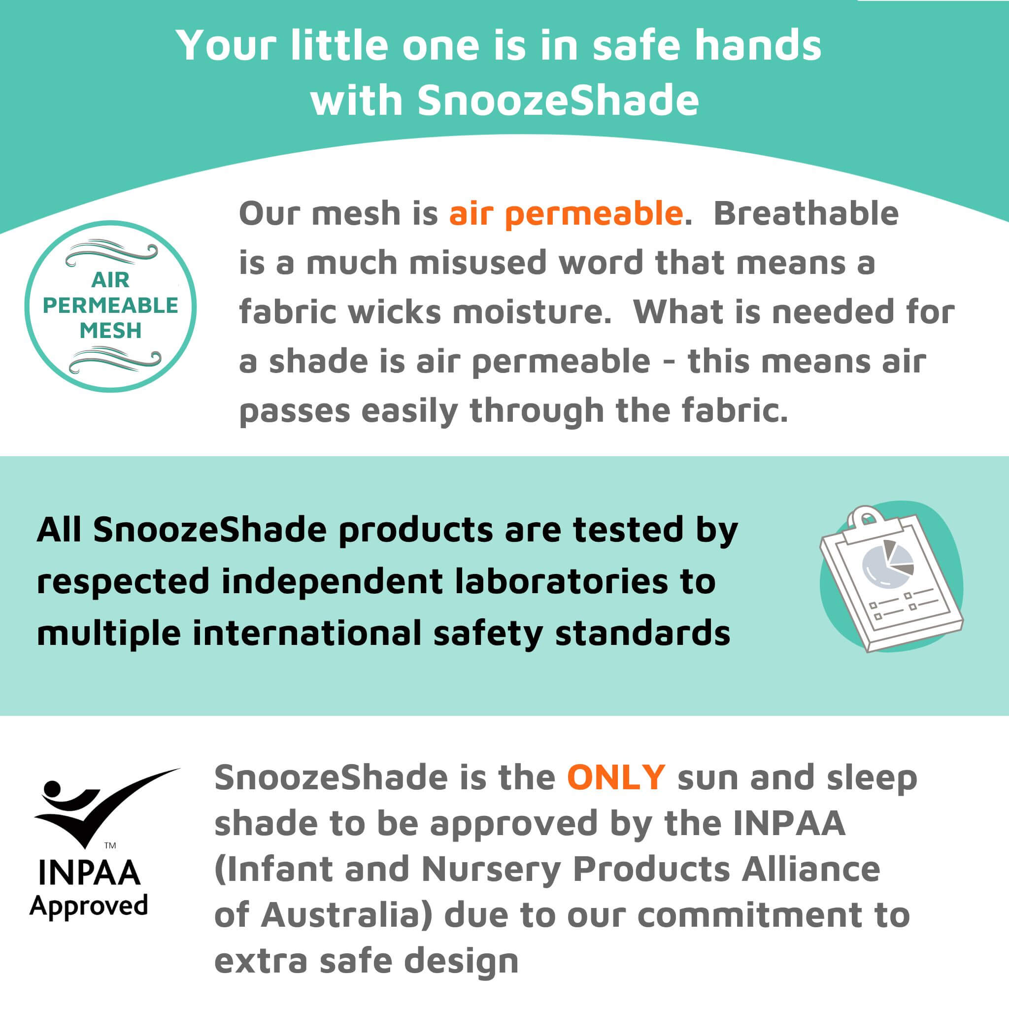 SnoozeShade for Travel Cots Airpermeable blackout canopy SnoozeShade