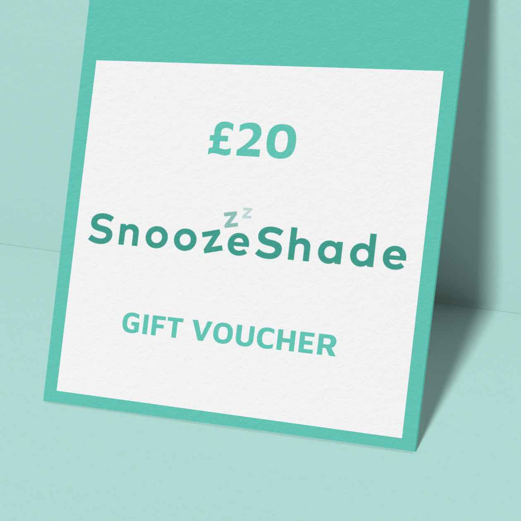 SnoozeShade Gift Cards | Available in £10, £20 or £50 denominations