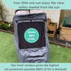 SnoozeShade Twin Deluxe (suitable from birth) | Double buggy/pushchair sun and sleep shade